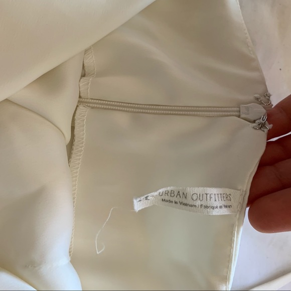 Urban Outfitters white silk dress - Picture 4 of 4